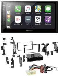 Автомагнитола Pioneer 2DIN, Bluetooth, DAB, USB, MP3 для Nissan Versa (с 2007) и Xterra (с 2013)