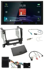 JVC USB Bluetooth 2DIN DAB Lenkrad Autoradio für Opel Zafira ab 13 jet black
