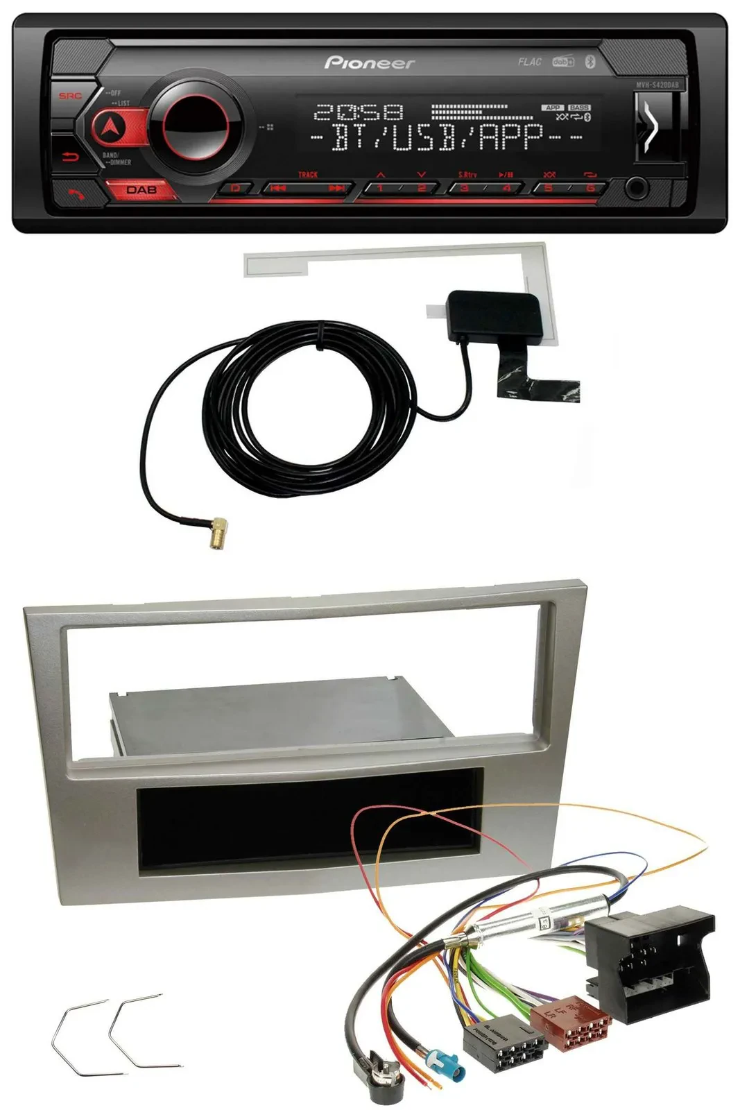 Автомагнитола для Opel Zafira B, Astra H, Corsa D Pioneer DAB, USB, MP3, Bluetooth