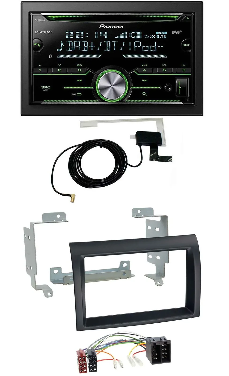 Pioneer CD USB MP3 Bluetooth 2DIN DAB Autoradio für Fiat Ducato 06-11 Citroen Ju