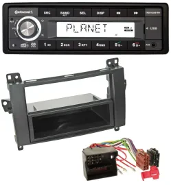 Continental USB 1DIN AUX DAB MP3 Autoradio für Mercedes Vito Viano W639 06-14