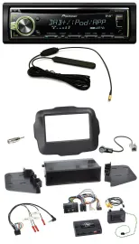 Pioneer MP3 USB CD DAB Lenkrad Autoradio für Jeep Renegade ab 2015