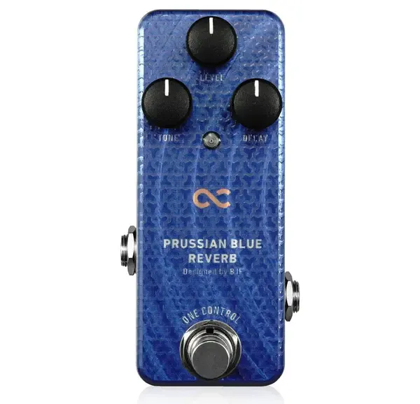 Педаль эффектов для электрогитары One Control BJF Series Prussian Blue Reverb Pedal