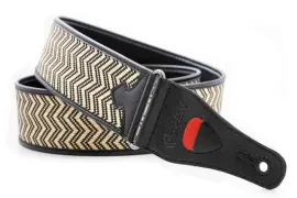 8436612540801 Talisman Victoria Ремень для гитары, текстиль/синтетика, бежевый, RightOn Straps