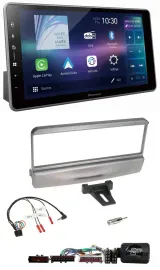 Pioneer Bluetooth USB DAB Lenkrad Autoradio für Ford Mondeo 2000-2002 silber