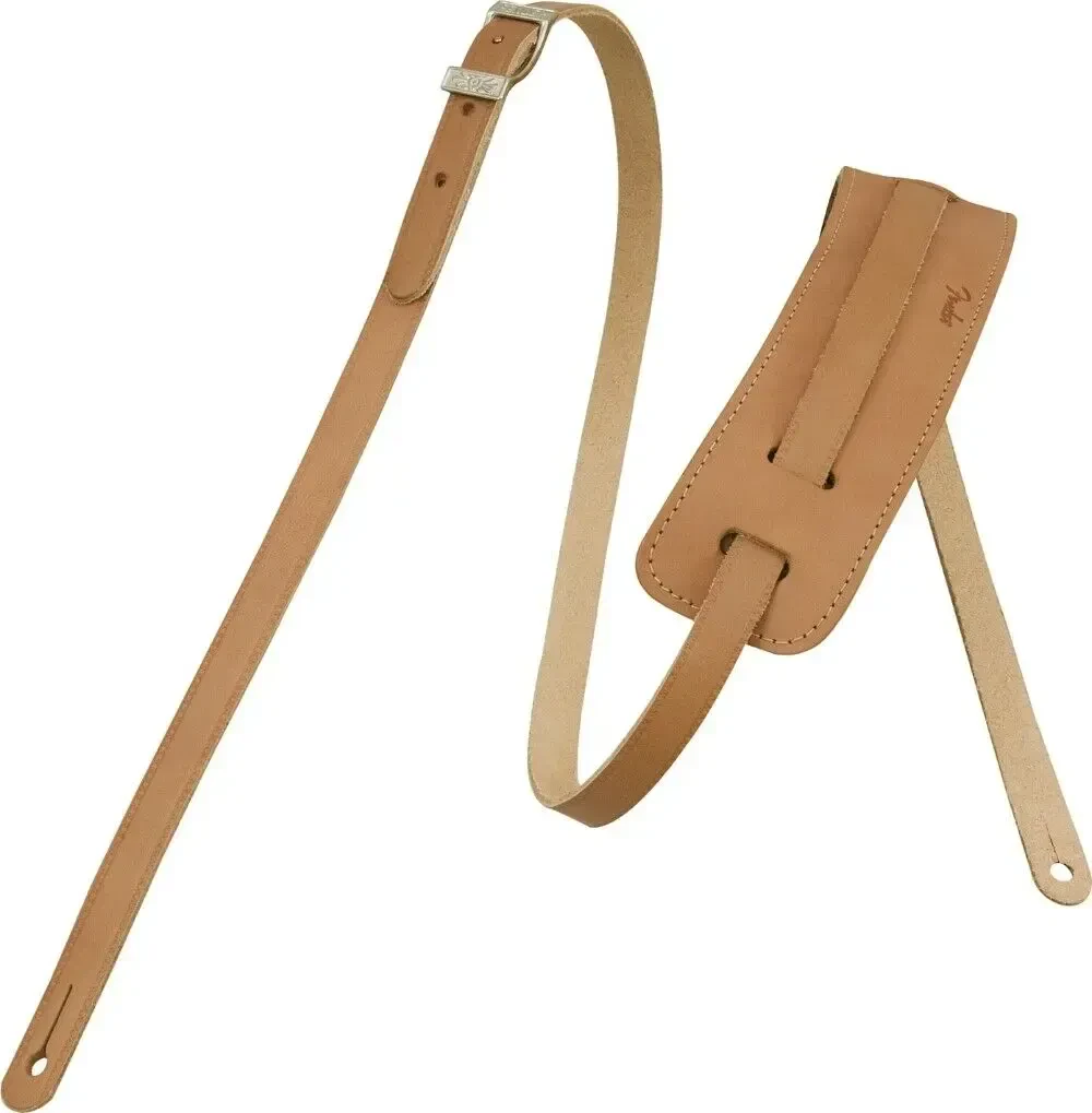 Ремень для гитары Fender Deluxe Vintage Leather Guitar Strap Natural