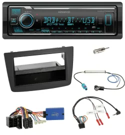 Kenwood Bluetooth Lenkrad DAB USB Autoradio für Alfa Romeo Mito 13-18 955 ISO sc