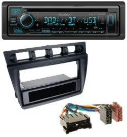 Kenwood Bluetooth DAB CD MP3 USB Autoradio für Kia Picanto (ab 2006) - schwarz