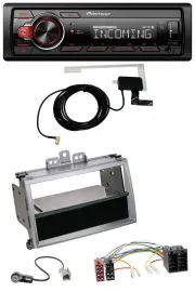 Pioneer USB MP3 DAB Bluetooth Autoradio für Hyundai i20 (08-11) Ablagefach