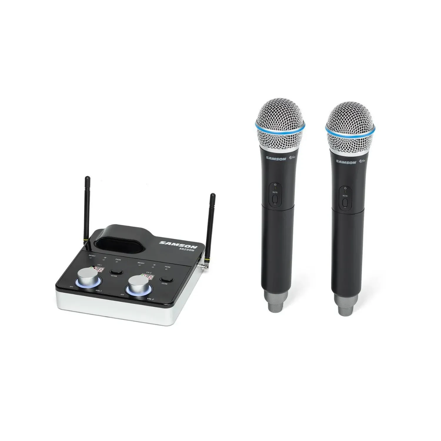 Samson Concert 288m Dual Handheld Wireless System w/ Tabletop Receiver K