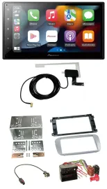 Pioneer MP3 USB Bluetooth DAB 2DIN Autoradio für Ford Galaxy C-Max Focus ab 2007