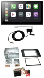 Pioneer USB MP3 2DIN Bluetooth DAB Autoradio für Mercedes M-Klasse 05-11 W164 Pr