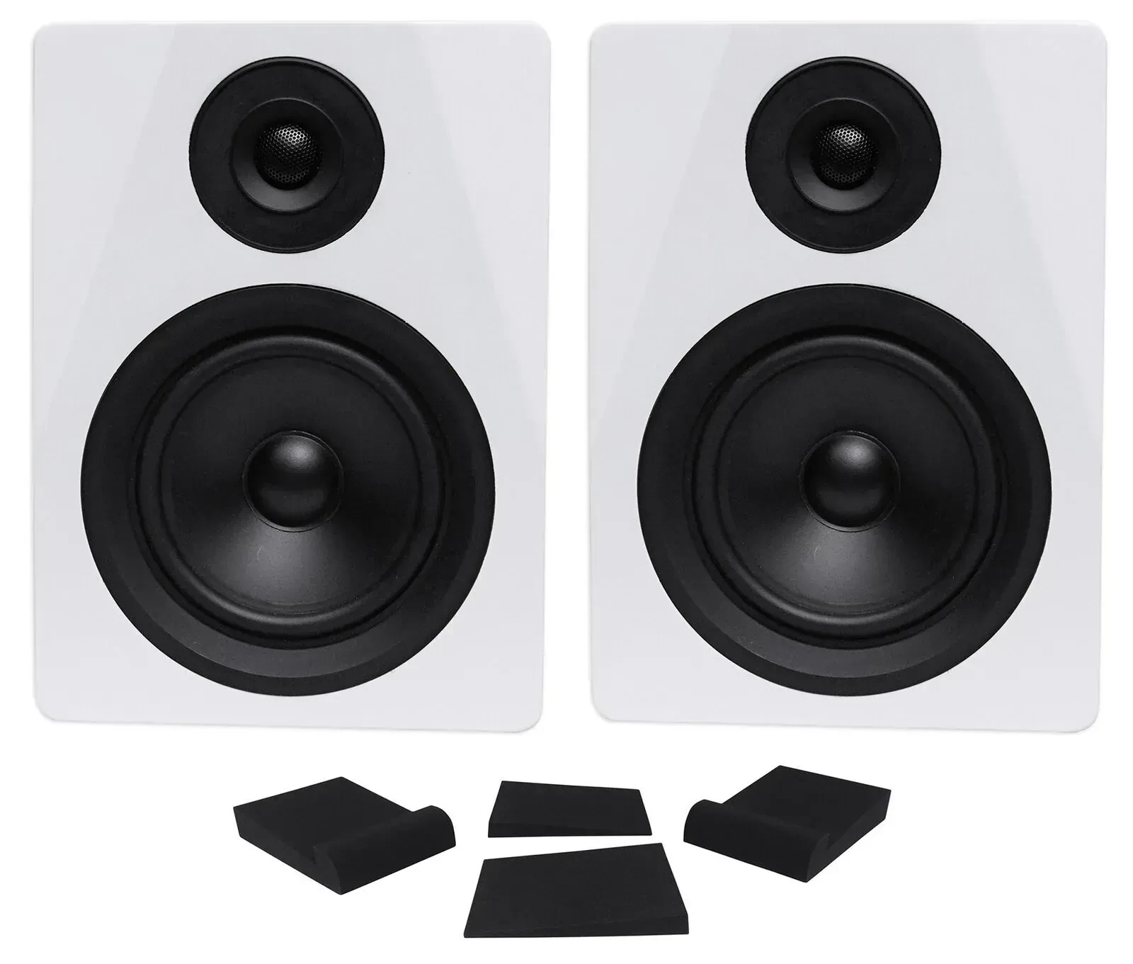 Активный студийный монитор Rockville DPM5W White (пара)