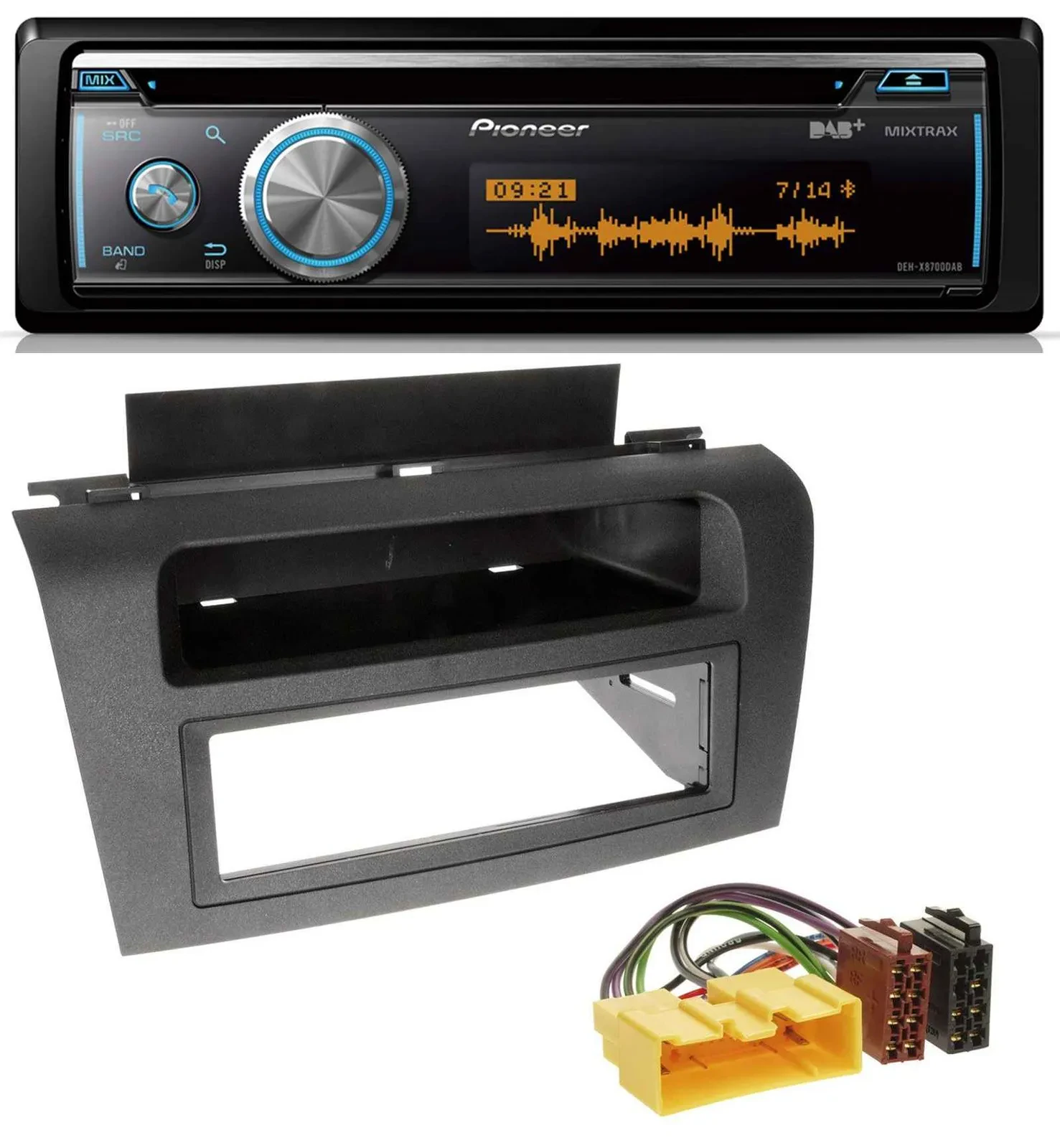 Pioneer MP3 DAB USB CD Bluetooth Autoradio für Mazda 3 (2004-2008)