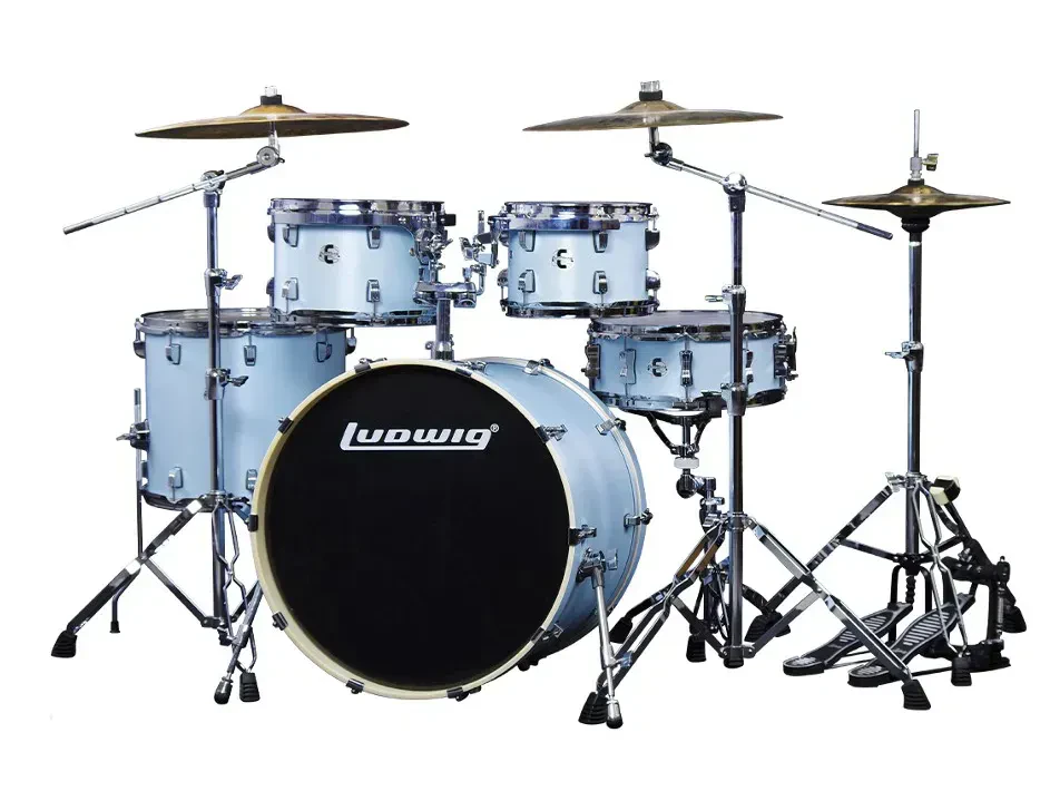 Барабанная установка Ludwig Element Evolution, голубая