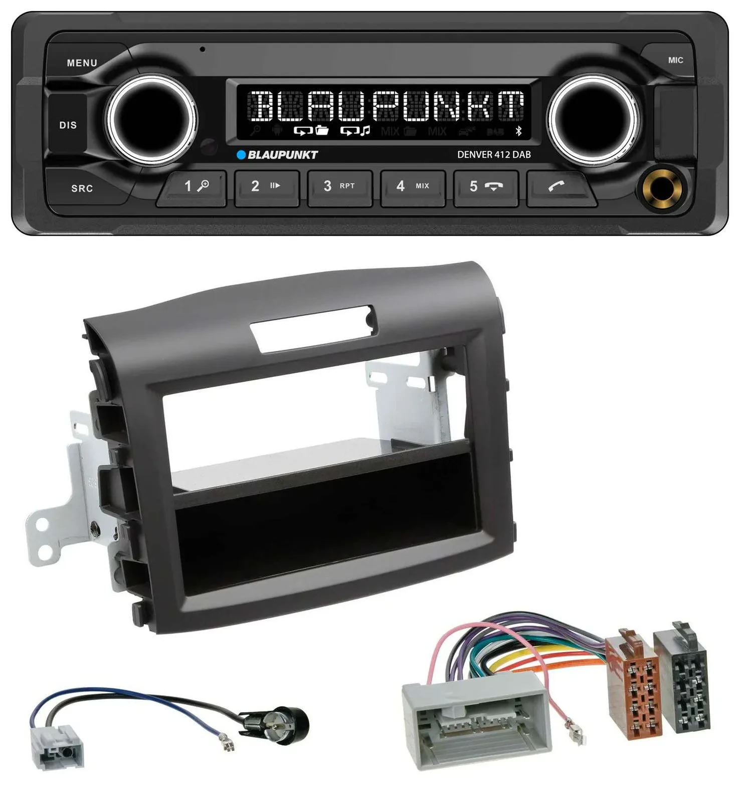 Blaupunkt Bluetooth DAB MP3 USB Autoradio für Honda CR-V (ab 2013)