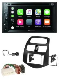 Pioneer MP3 USB DVD Bluetooth DAB 2DIN Autoradio für Chevrolet Spark KLM 2012-20