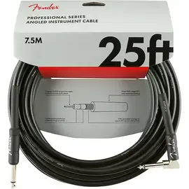 Инструментальный кабель Fender Professional Series Straight to Angle Instrument Cable 25 ft. Black