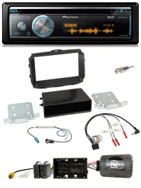 Pioneer Lenkrad DAB USB CD Bluetooth Autoradio für Alfa Giulietta 940 Facelift 2
