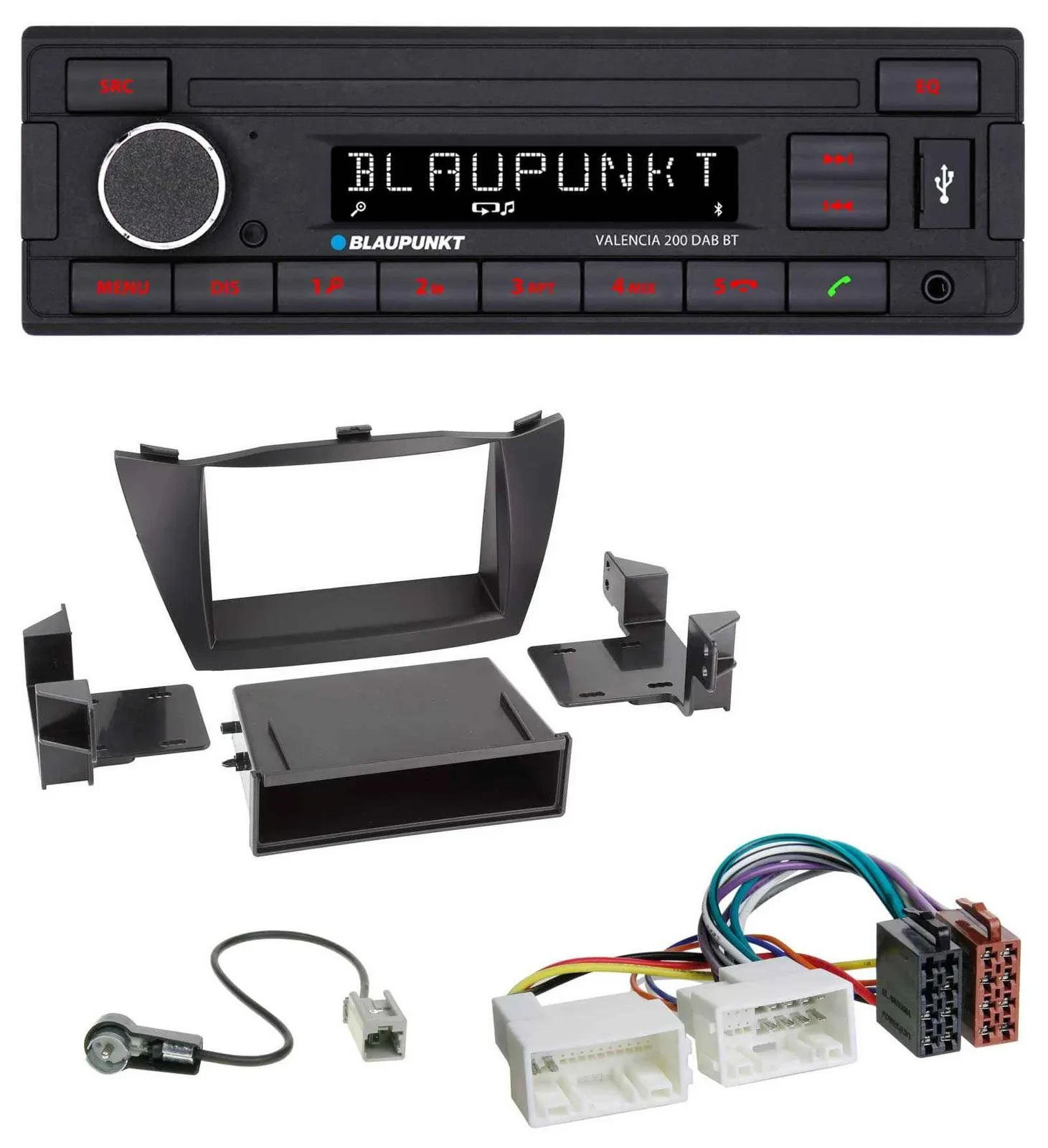 Blaupunkt DAB MP3 Bluetooth USB Autoradio für Hyundai Tucson (2010-2015)
