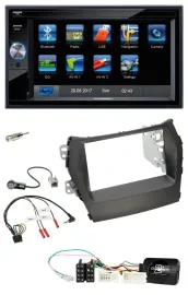 Blaupunkt Lenkrad USB Bluetooth TMC 2DIN Navigation für Hyundai Santa Fe ab 2012