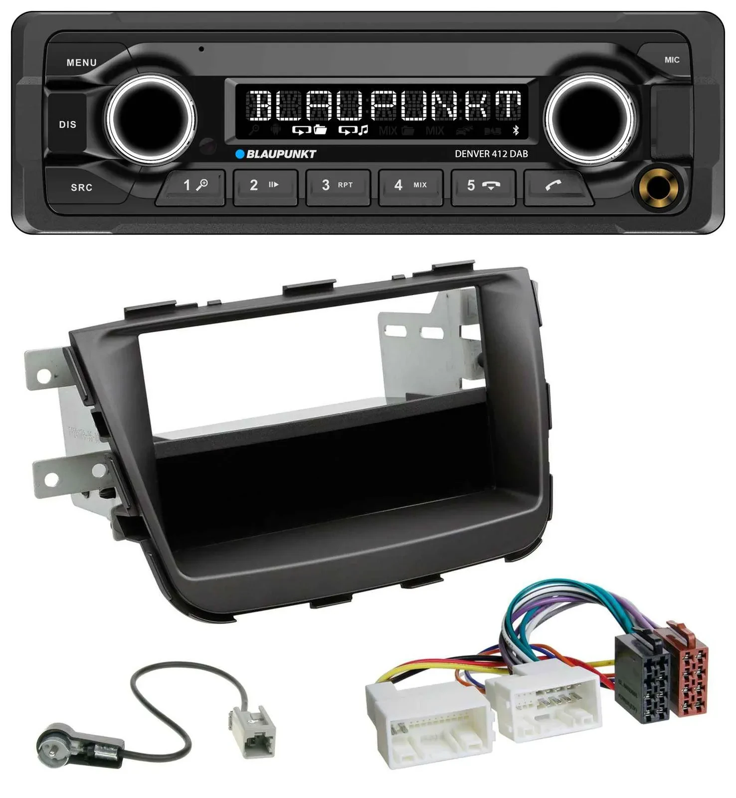 Автомагнитола для Kia Sorento II XM (2012–2015) Blaupunkt Bluetooth, DAB, MP3, USB