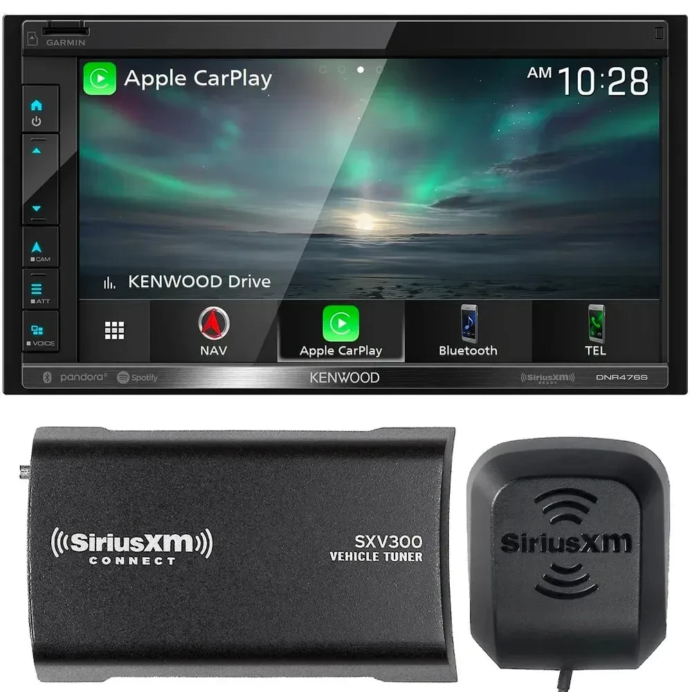 Автомагнитола Kenwood DNR476S 6.8" (набор, 2 шт., с тюнером SiriusXM SXV300V1)