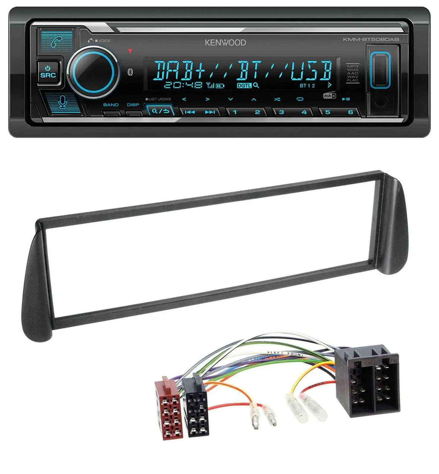 Kenwood Bluetooth MP3 DAB USB Autoradio für Citroen Xsara Picasso (ab 2000)