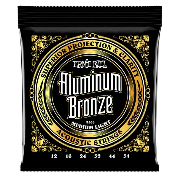 Струны для акустической гитары Ernie Ball 2566 Aluminum Bronze 12-54