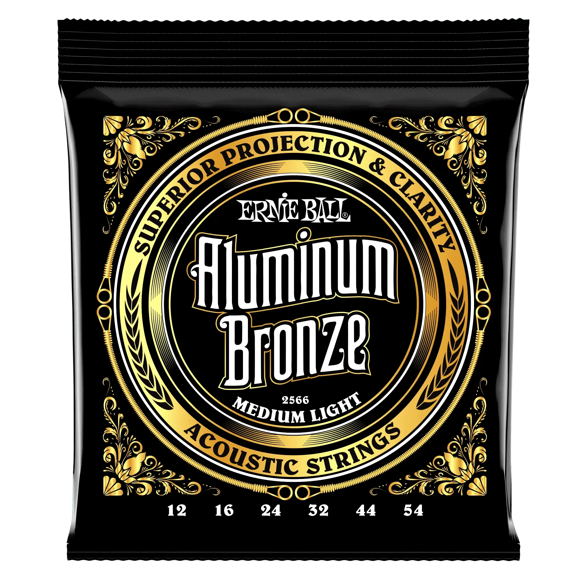 Струны для акустической гитары Ernie Ball 2566 Aluminum Bronze 12-54