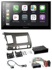 Pioneer MP3 Bluetooth DAB 2DIN USB Autoradio für Honda Civic Hybrid FD3 06-10 an