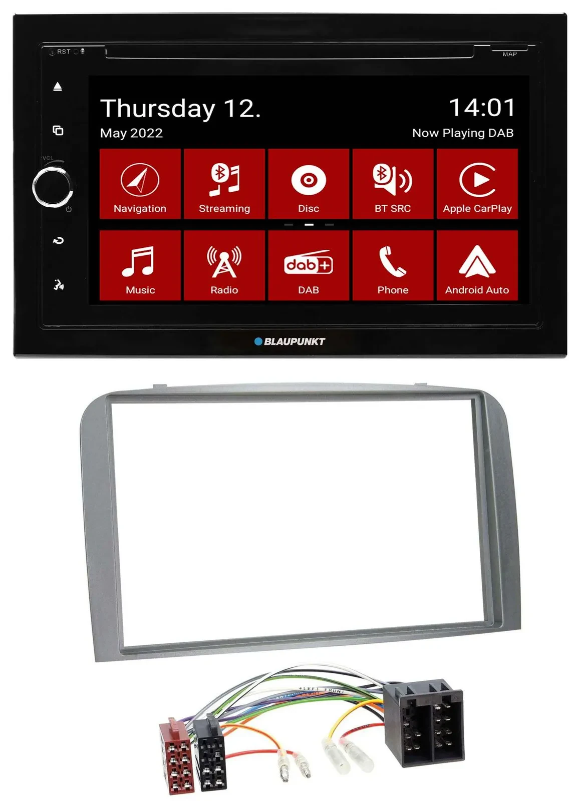 Blaupunkt MP3 DVD Bluetooth DAB 2DIN USB Autoradio für Alfa Romeo 147 GT 00-10 s