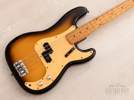 1981 Fernandes The Revival RPB-50 P Bass 1950s-Spec Sunburst, Japan
