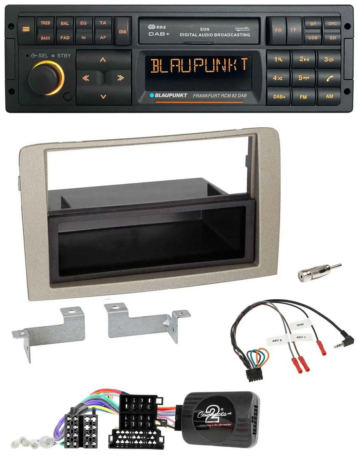 Blaupunkt USB DAB SD Lenkrad Bluetooth Autoradio für Lancia Musa 2004-2012
