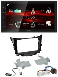 JVC USB Bluetooth MP3 DAB 2DIN Autoradio für Hyundai i30 (ab 12)