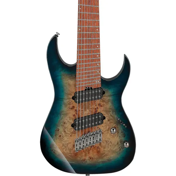 Ibanez RGMS8PB Multi-Scale 8-String E/G, Jatoba FB, Cosmic Blue Starburst