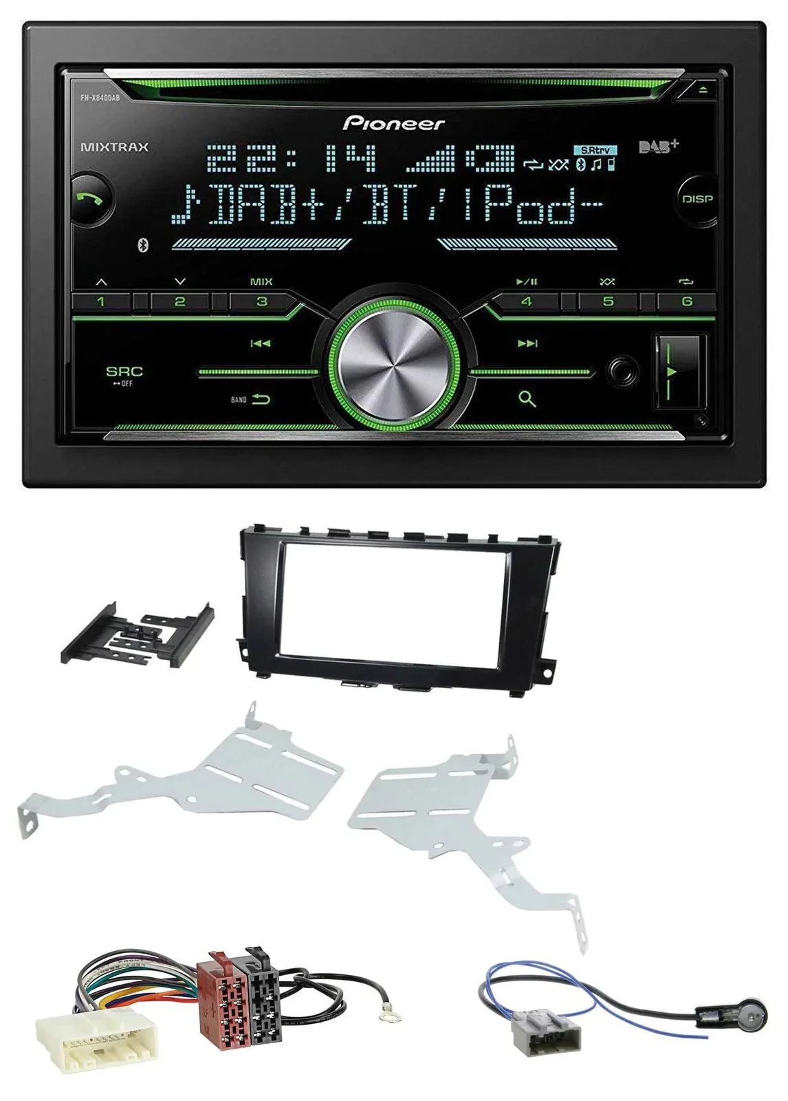 Автомагнитола для Nissan Altima (2013–2018) Pioneer Bluetooth MP3 DAB 2DIN USB CD
