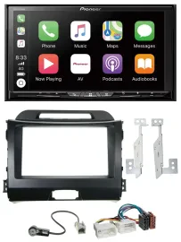 Pioneer 2DIN MP3 USB DAB DVD Bluetooth Autoradio für Kia Sportage 3 10-15 SL sch