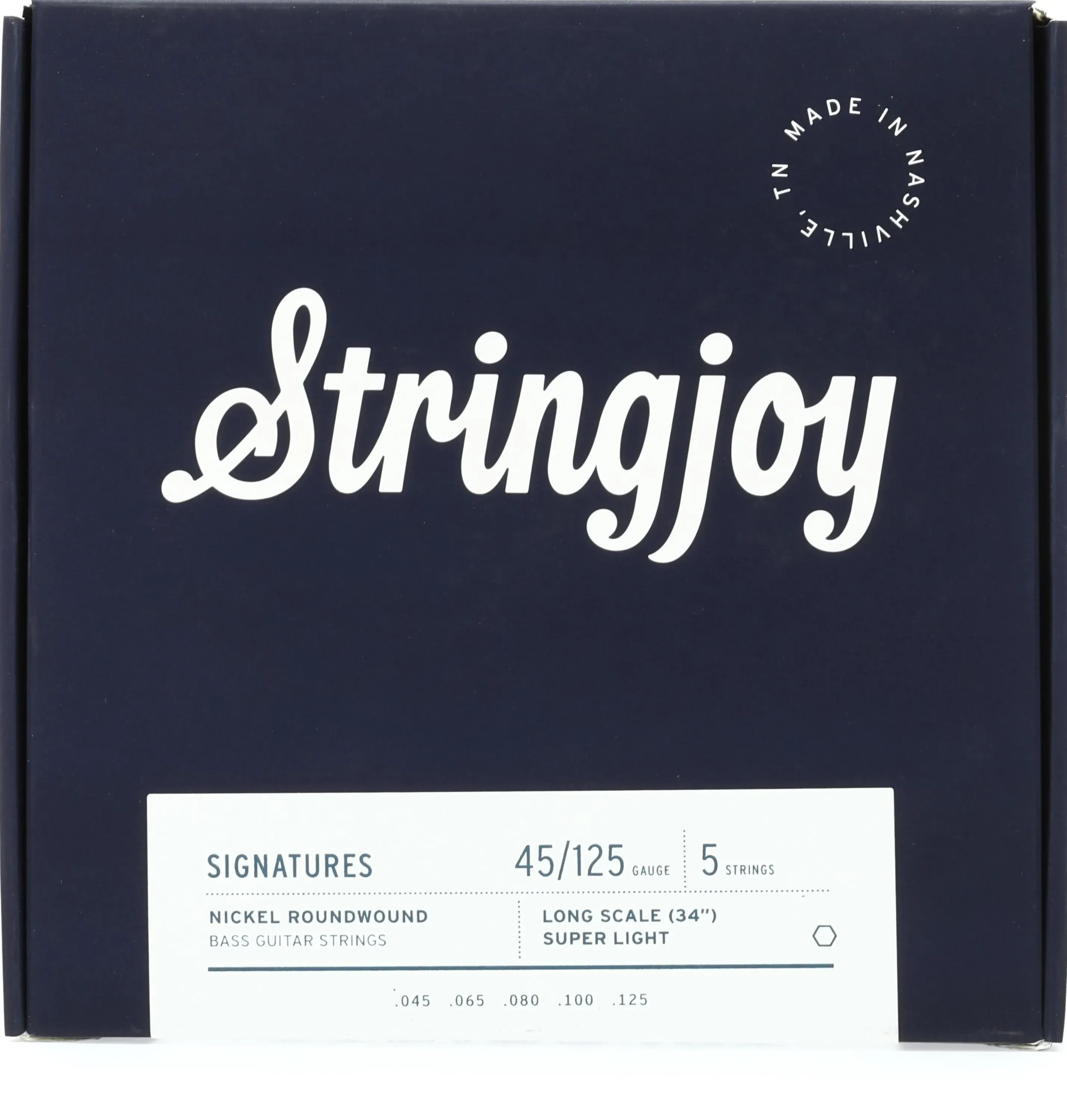Струны для бас-гитары Stringjoy BA45125LS Signatures Nickel Wound Long Scale Light 45-125