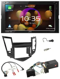 JVC DAB Lenkrad 2DIN Bluetooth USB Autoradio für Chevrolet Cruze 05/2009-2016