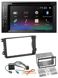 Pioneer Bluetooth MP3 USB 2DIN DAB DVD Autoradio für Seat Alhambra Leon Toledo