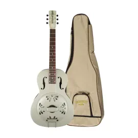 Gretsch G9201 Honey Dipper 6-String Right-Handed Resonator Guitar Bundle