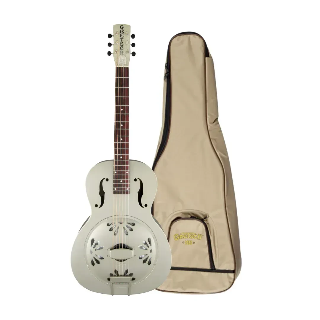 Gretsch G9201 Honey Dipper 6-String Right-Handed Resonator Guitar Bundle