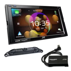 JVC KWM875BW 6.8" Multimedia Receiver + Audio Bundle