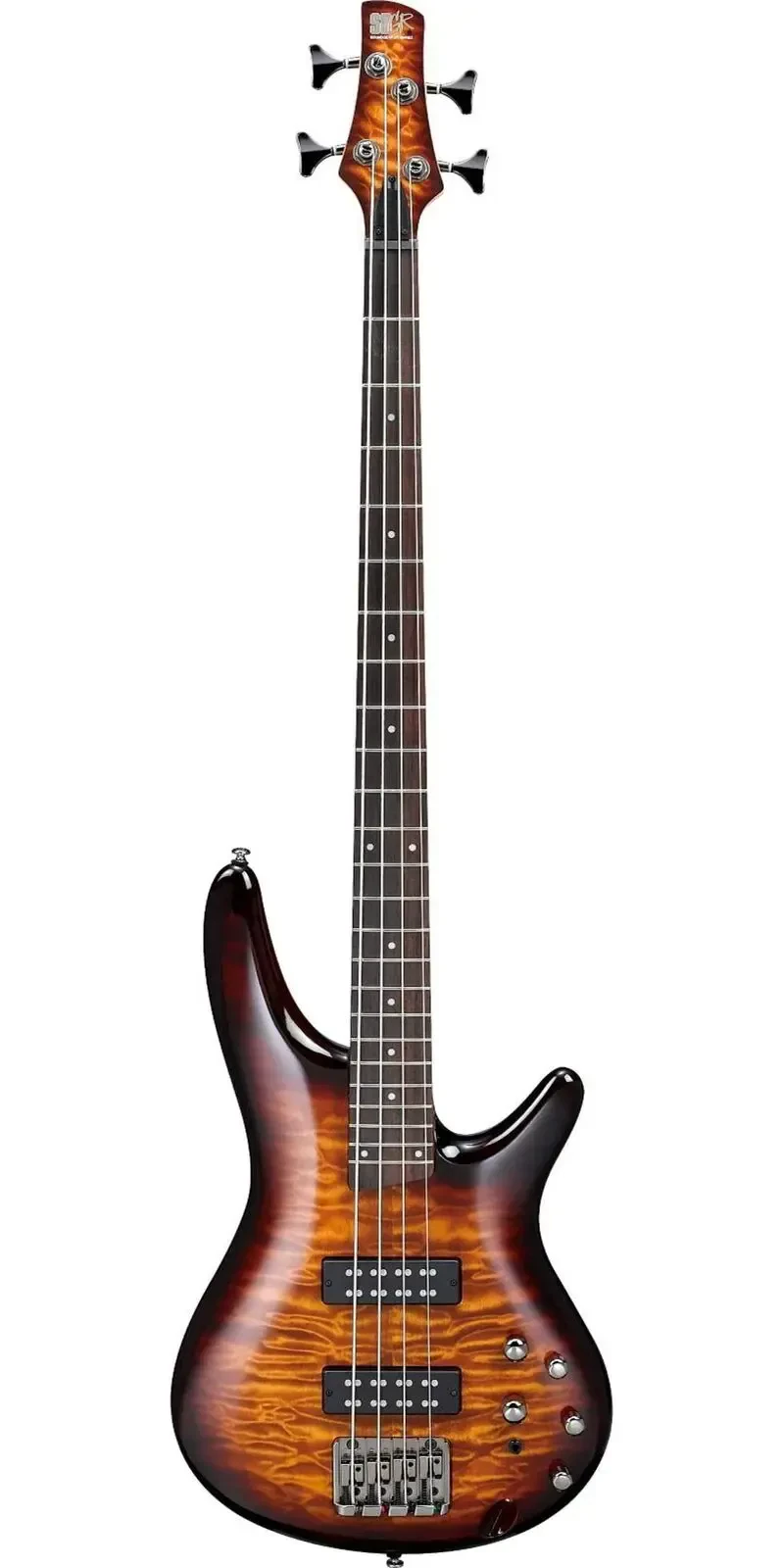 Бас-гитара Ibanez Standard SR400EQM Quilted Maple Dragon Eye Burst