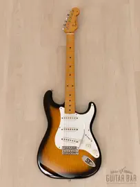 Электрогитара Fender Custom Edition 1954 Stratocaster ST54-75RV SSS Sunburst w/case Japan 1992
