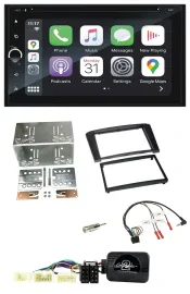 Blaupunkt 2DIN Bluetooth DAB USB DVD Lenkrad Autoradio für Toyota Avensis 2003-2