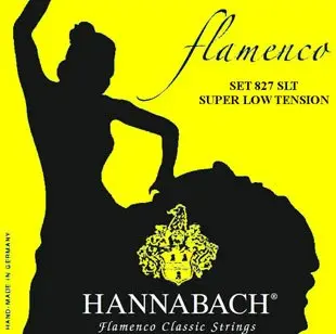 Струны для классической гитары Hannabach 827SLT Yellow FLAMENCO