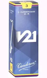 Vandoren Трость д/бас-кларнета, Bb CR-823 (№ 3), серия V21, упаковка 5 штук