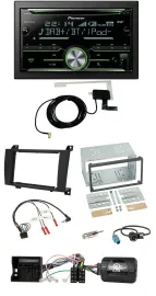 Pioneer CD USB Lenkrad Bluetooth 2DIN DAB Autoradio für Mercedes SLK R171 2004-2